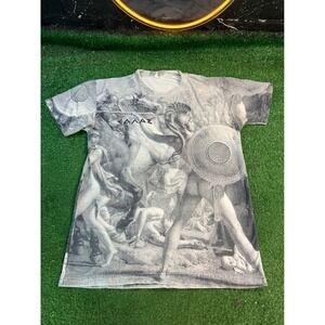 Classical Greek All Over Print T Shirt Ancient History Art Tee Menswear‎ Size M